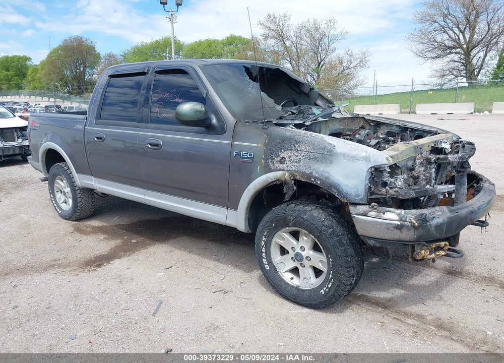 2002 FORD F-150 LARIAT/XLT VIN: 1FTRW08L42KC89623
