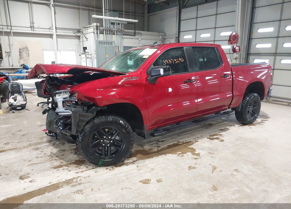 2021 CHEVROLET SILVERADO 1500 4WD SHORT BED LT TRAIL BOSS VIN: 1GCPYFEL1MZ194732