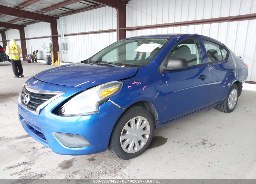 2015 NISSAN VERSA 1.6 S+ VIN: 3N1CN7AP2FL897422