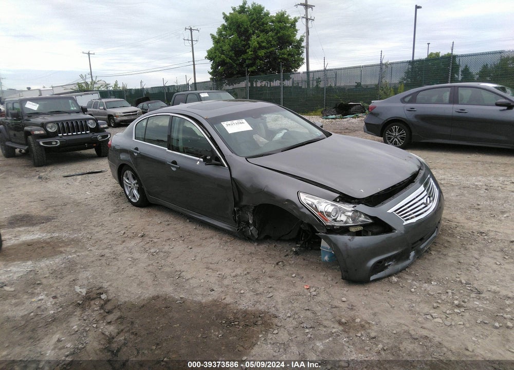 2012 INFINITI G37X VIN: JN1CV6AR0CM682196