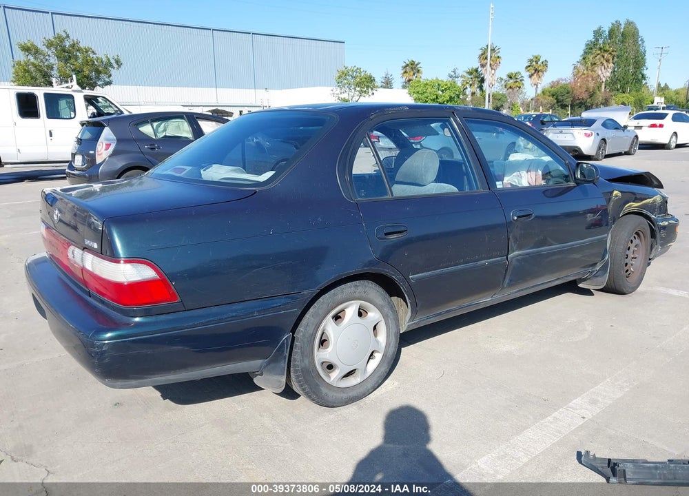 1997 TOYOTA COROLLA DX VIN: 1NXBB02E4VZ532195