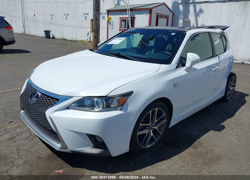 2015 LEXUS CT 200H VIN: JTHKD5BH1F2228887