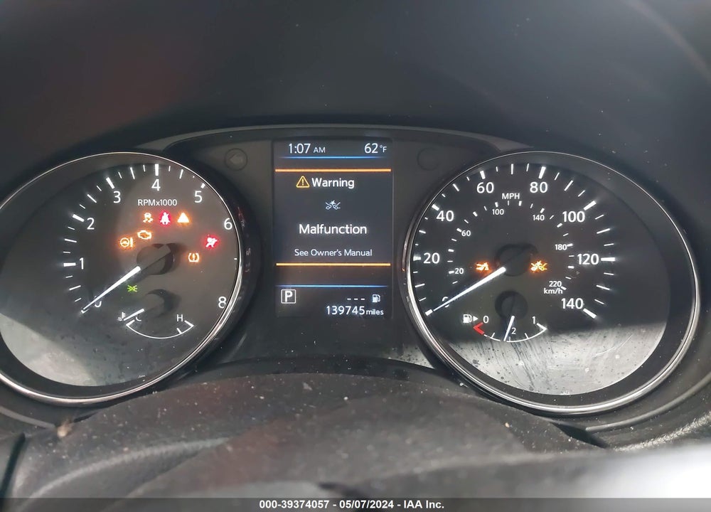 2019 NISSAN ROGUE SV VIN: KNMAT2MV8KP516775