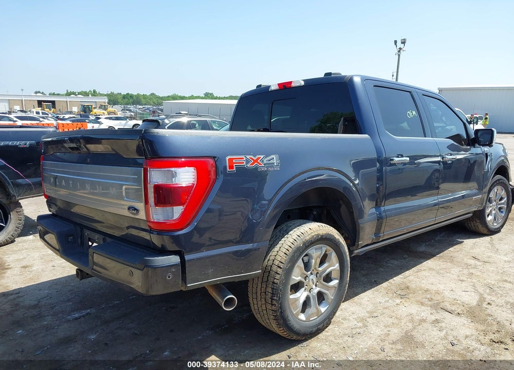 2021 FORD F-150 PLATINUM VIN: 1FTFW1EDXMFA99925
