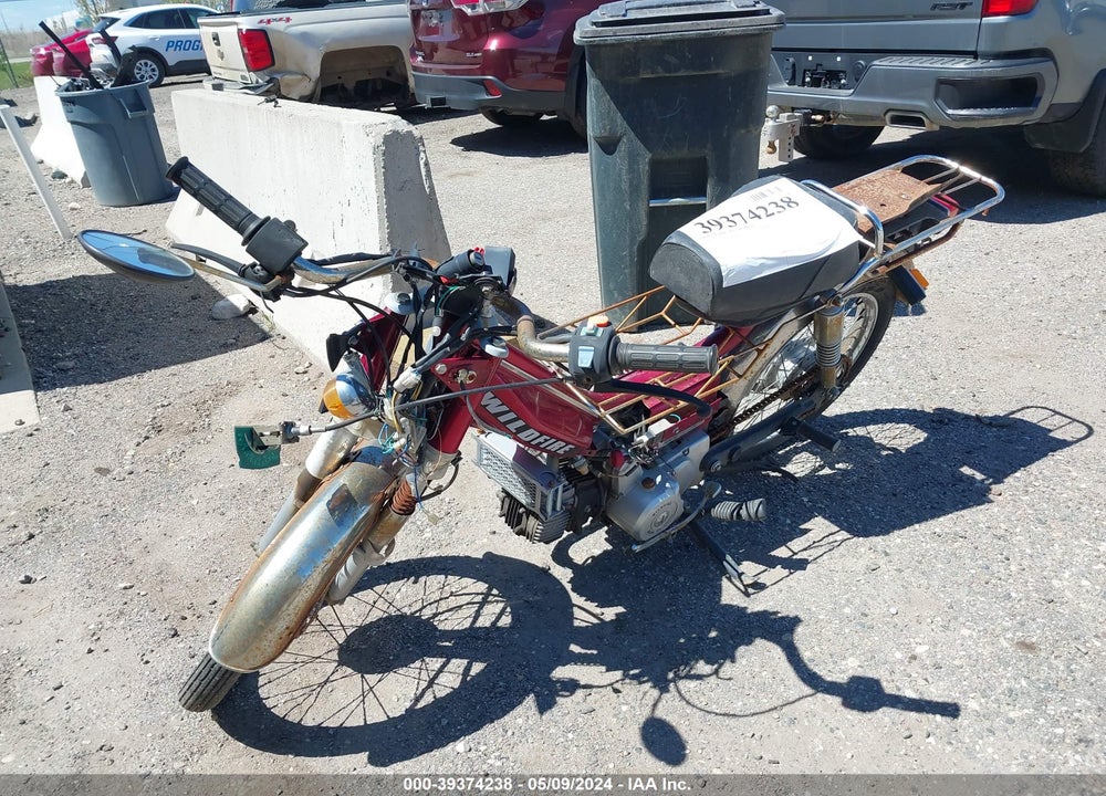 2008 WILDFIRE SCOOTER VIN: LCS5BHX548AWF0092