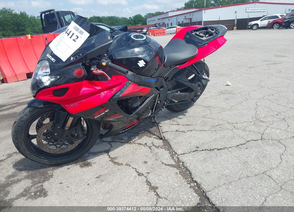 2006 SUZUKI GSX-R600 K6 VIN: JS1GN7DA162112373
