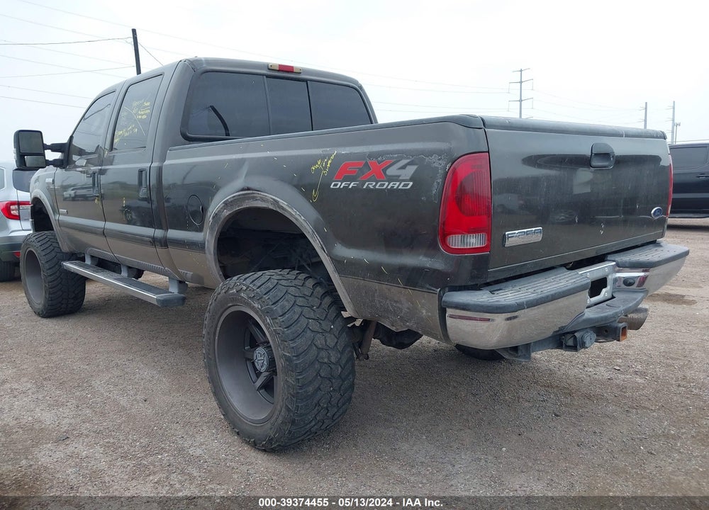 2005 FORD F-250 LARIAT/XL/XLT VIN: 1FTSW21P15EC60531