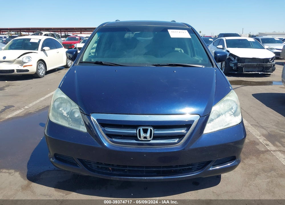 2006 HONDA ODYSSEY EX-L VIN: 5FNRL38636B053407