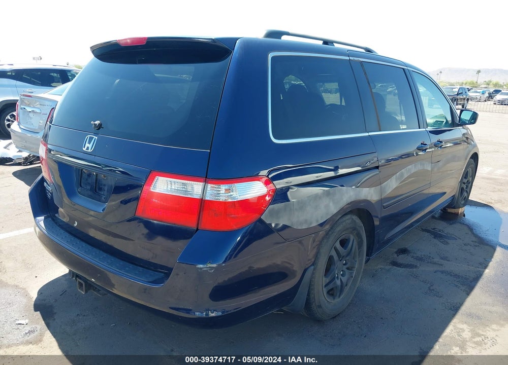 2006 HONDA ODYSSEY EX-L VIN: 5FNRL38636B053407