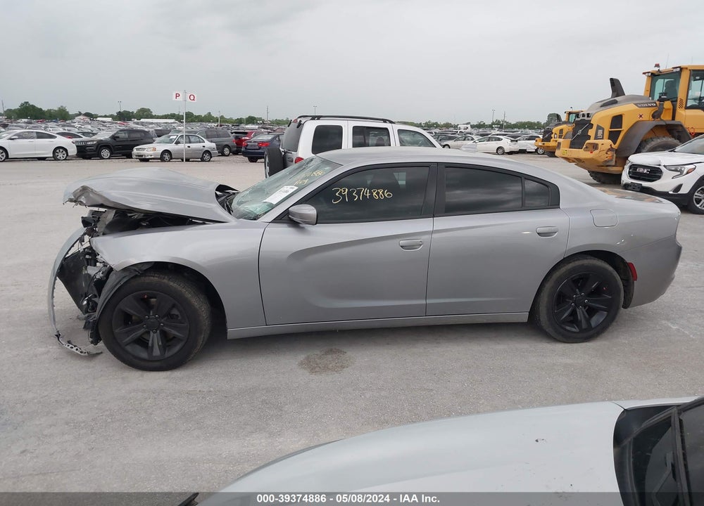 2016 DODGE CHARGER SXT VIN: 2C3CDXHG1GH215196