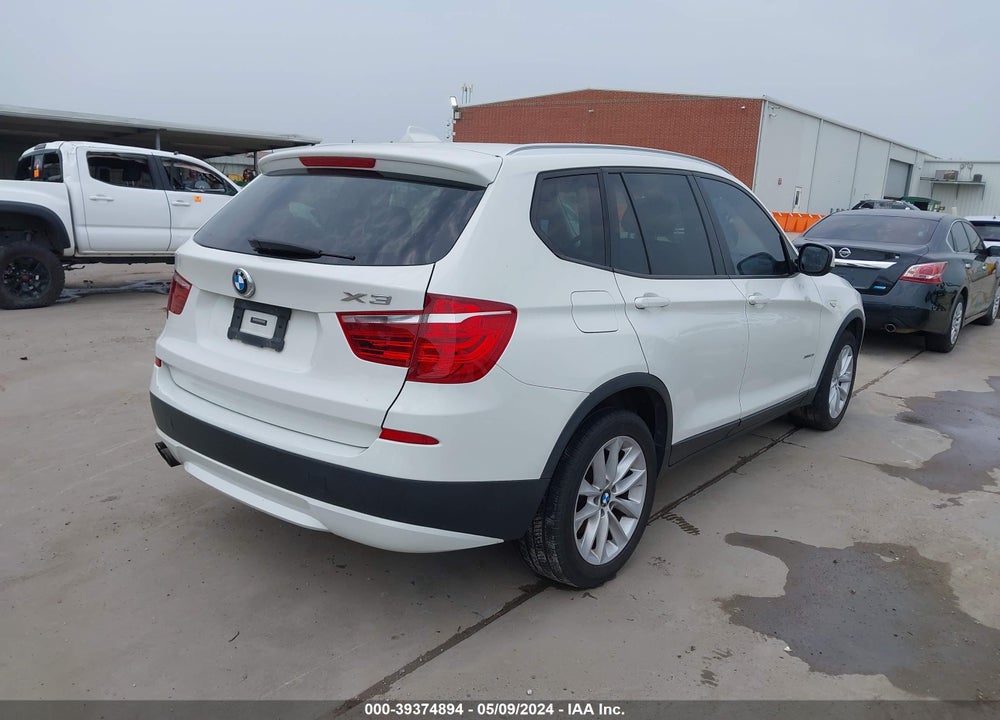 2013 BMW X3 XDRIVE28I VIN: 5UXWX9C55D0A13965
