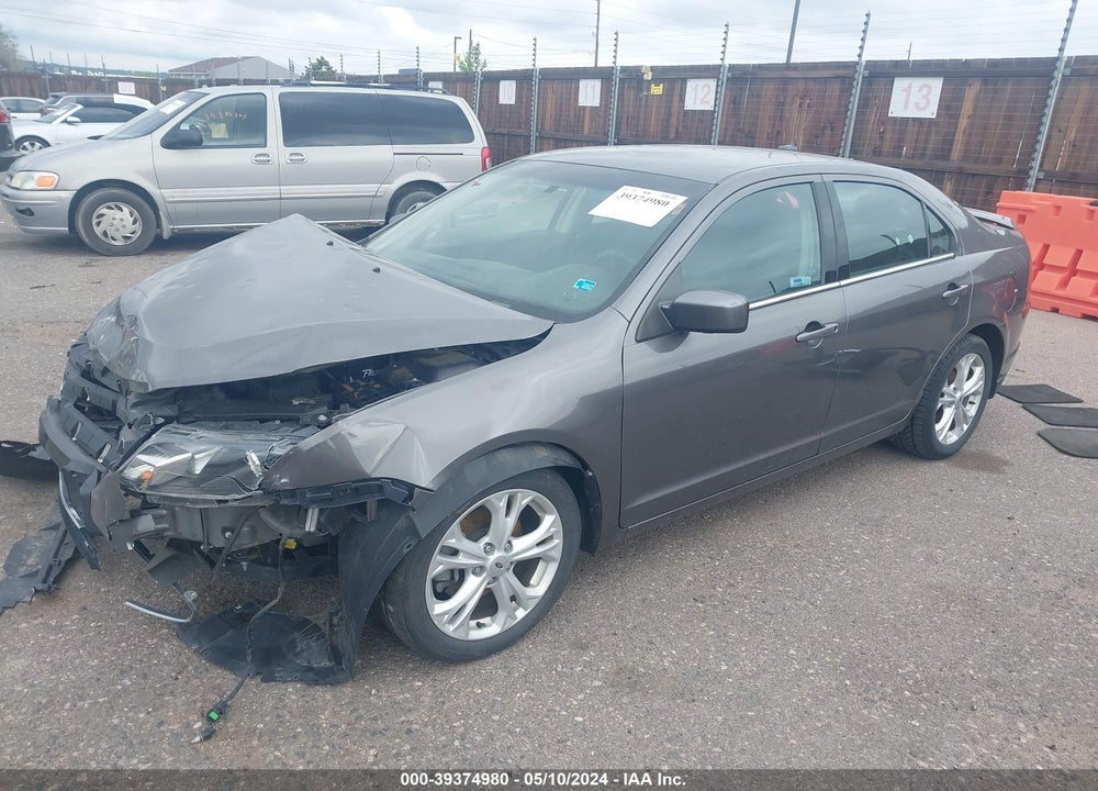 2012 FORD FUSION SE VIN: 3FAHP0HA1CR116619