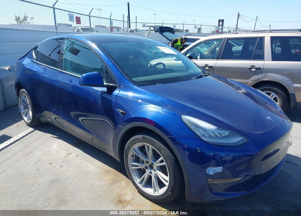 2021 TESLA MODEL Y LONG RANGE DUAL MOTOR ALL-WHEEL DRIVE VIN: 5YJYGDEE4MF181900