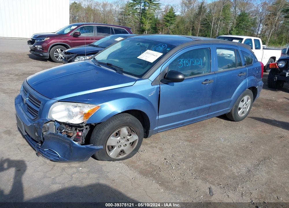 2007 DODGE CALIBER VIN: 1B3HB28B17D126645