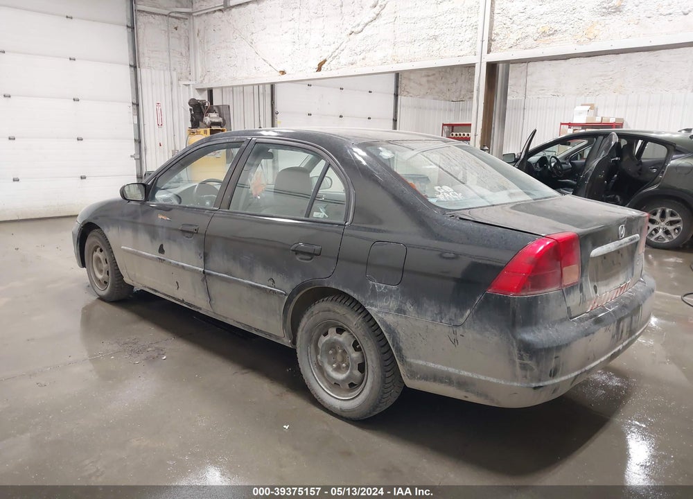 2002 HONDA CIVIC LX VIN: 1HGES16612L056243