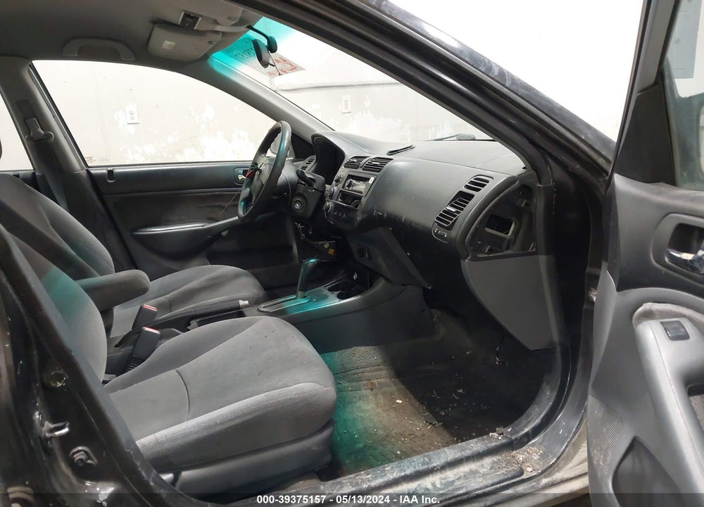 2002 HONDA CIVIC LX VIN: 1HGES16612L056243
