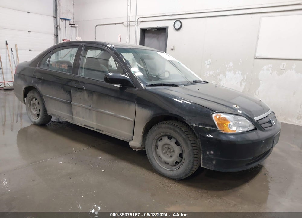 2002 HONDA CIVIC LX VIN: 1HGES16612L056243