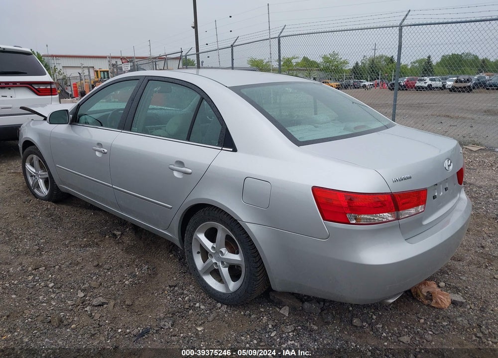 2006 HYUNDAI SONATA GLS V6/LX V6 VIN: 5NPEU46F76H034770