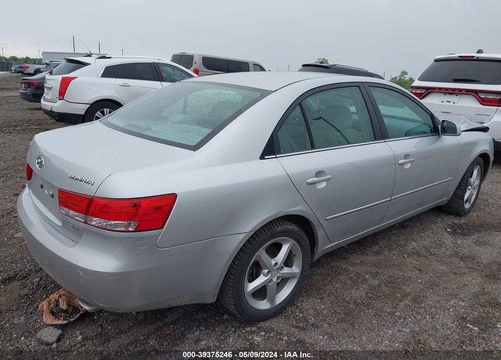 2006 HYUNDAI SONATA GLS V6/LX V6 VIN: 5NPEU46F76H034770