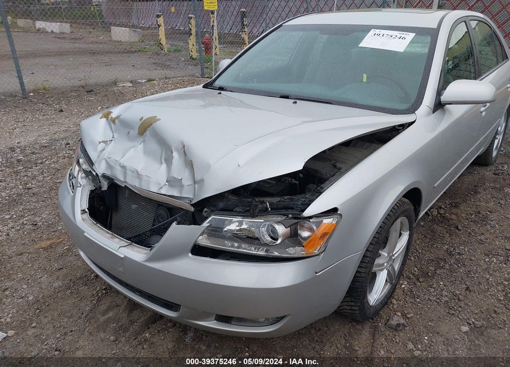2006 HYUNDAI SONATA GLS V6/LX V6 VIN: 5NPEU46F76H034770