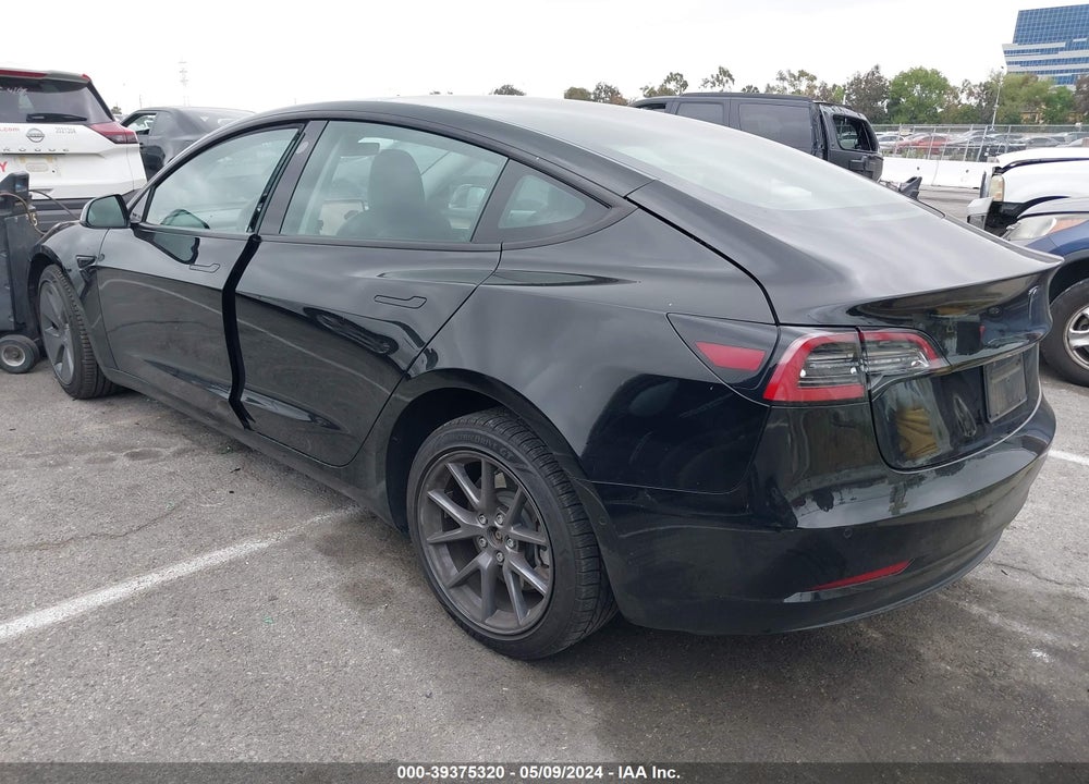 2022 TESLA MODEL 3 REAR-WHEEL DRIVE VIN: 5YJ3E1EA1NF359811