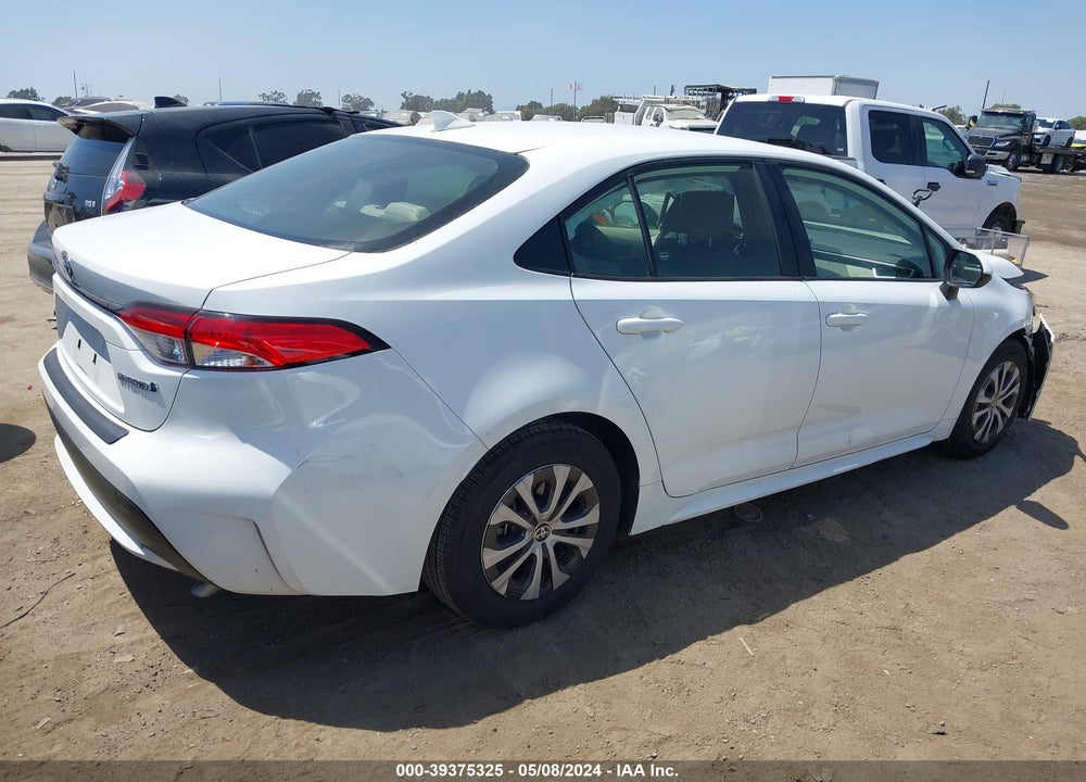 2022 TOYOTA COROLLA HYBRID LE VIN: JTDEAMDE6N3008822