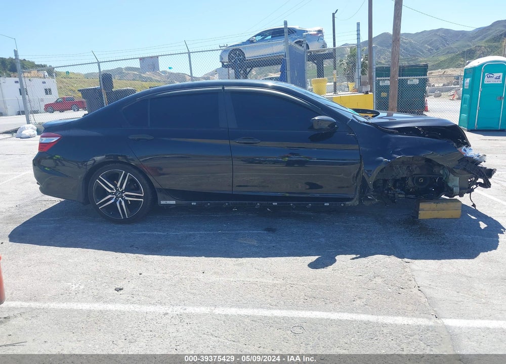 2017 HONDA ACCORD SPORT SE VIN: 1HGCR2F14HA002128