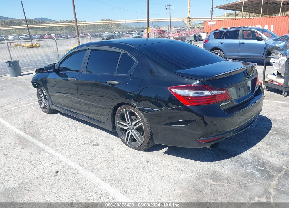 2017 HONDA ACCORD SPORT SE VIN: 1HGCR2F14HA002128