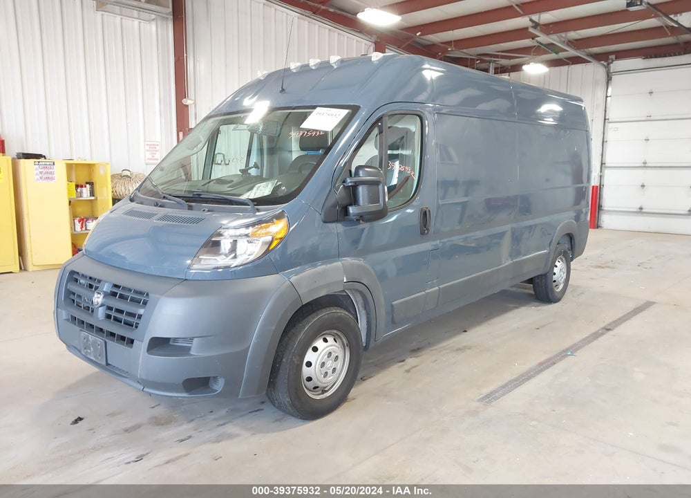 2018 RAM PROMASTER 2500 HIGH ROOF 159 WB VIN: 3C6TRVDG1JE160797
