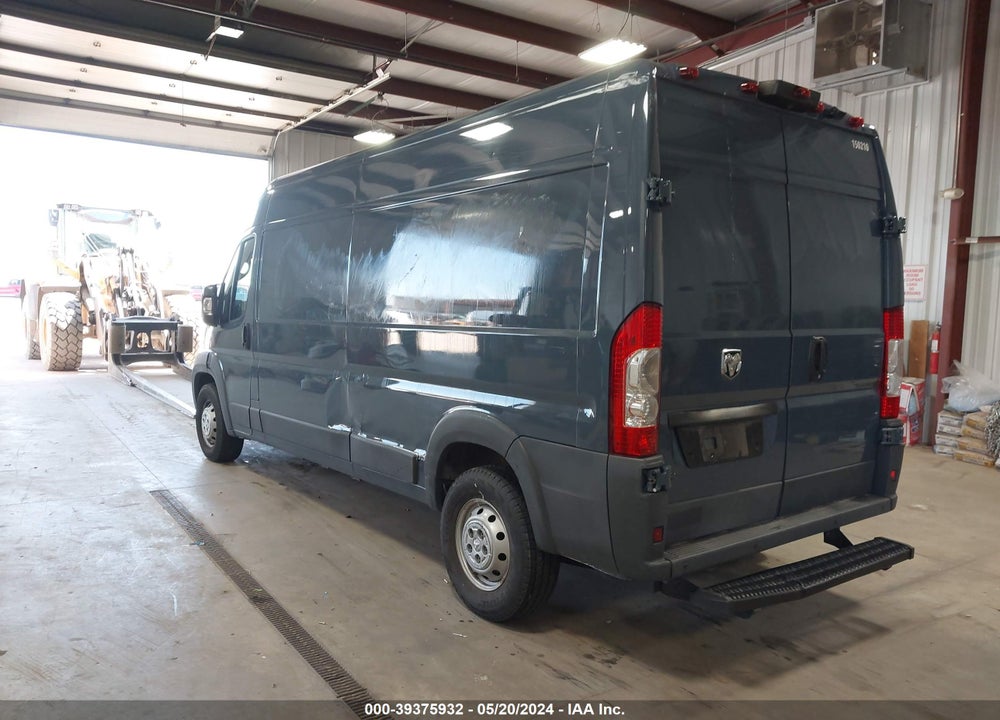 2018 RAM PROMASTER 2500 HIGH ROOF 159 WB VIN: 3C6TRVDG1JE160797
