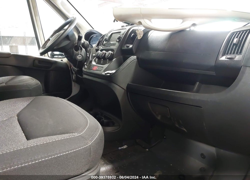 2018 RAM PROMASTER 2500 HIGH ROOF 159 WB VIN: 3C6TRVDG1JE160797