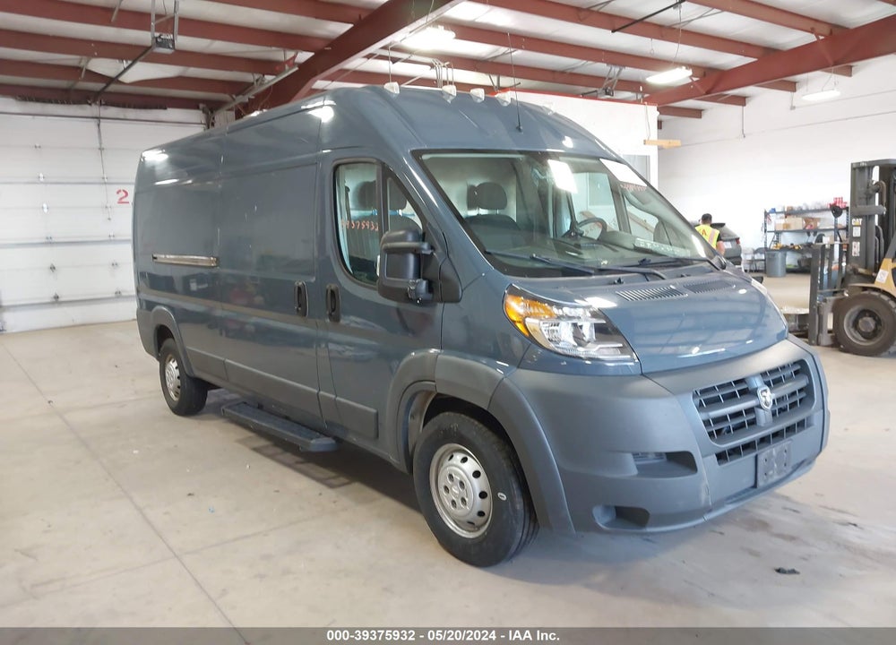 2018 RAM PROMASTER 2500 HIGH ROOF 159 WB VIN: 3C6TRVDG1JE160797