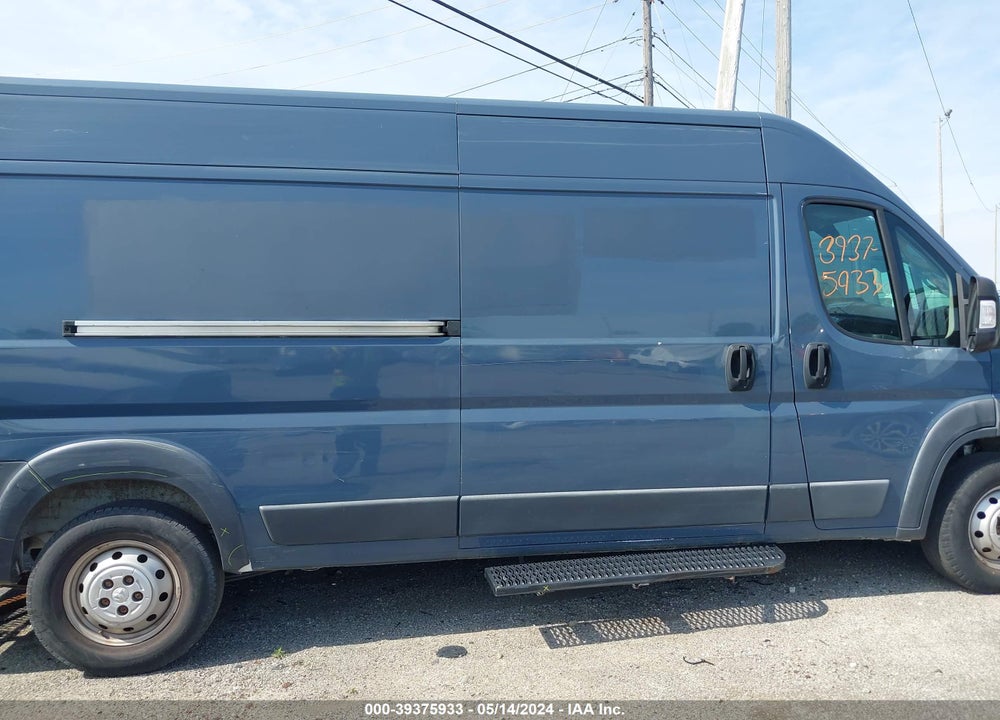 2018 RAM PROMASTER 2500 HIGH ROOF 159 WB VIN: 3C6TRVDG1JE161190