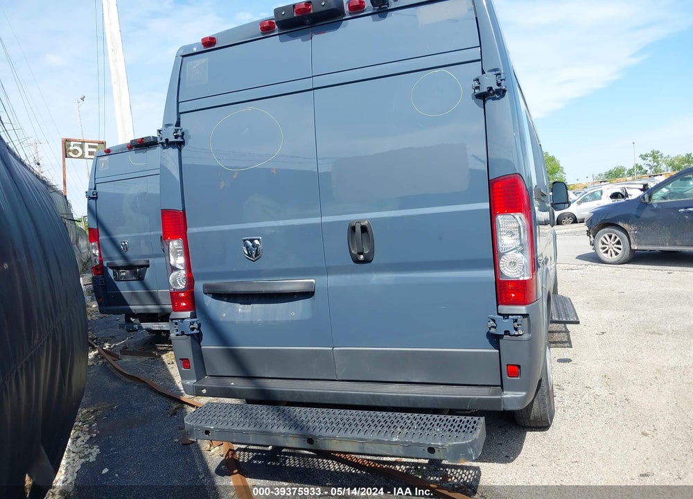 2018 RAM PROMASTER 2500 HIGH ROOF 159 WB VIN: 3C6TRVDG1JE161190