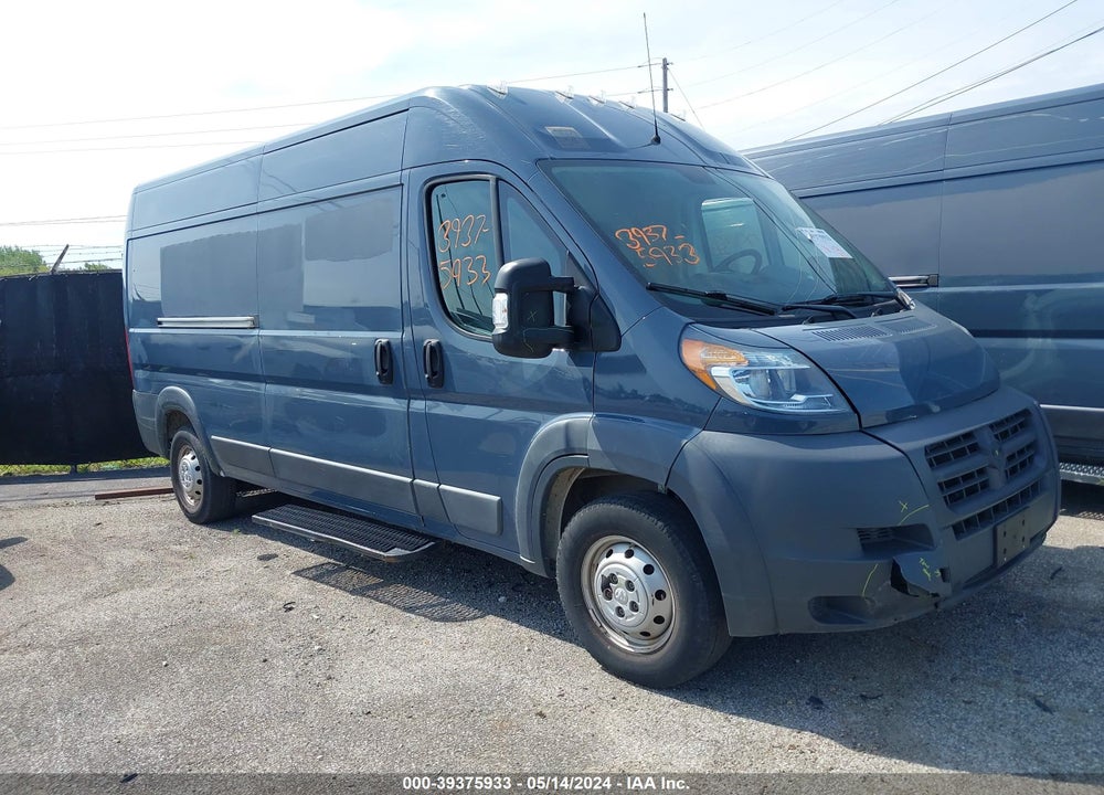 2018 RAM PROMASTER 2500 HIGH ROOF 159 WB VIN: 3C6TRVDG1JE161190