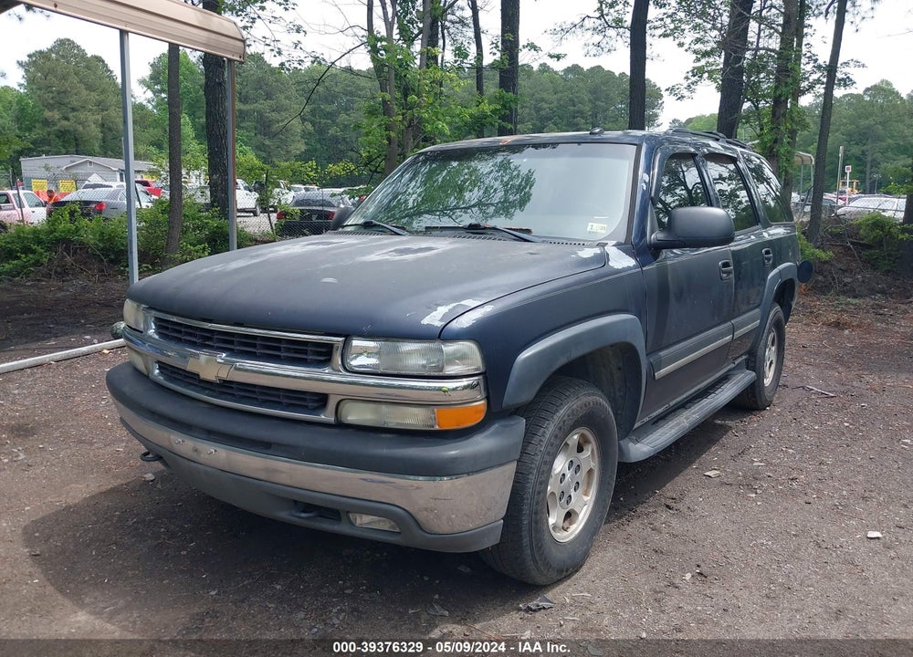 2005 CHEVROLET TAHOE K1500 VIN: 1GNEK13T55J232243