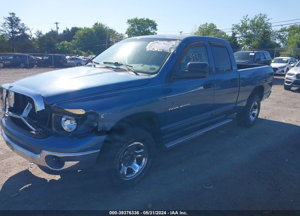 2002 DODGE RAM 1500 ST VIN: 3D7HU18Z12G138277