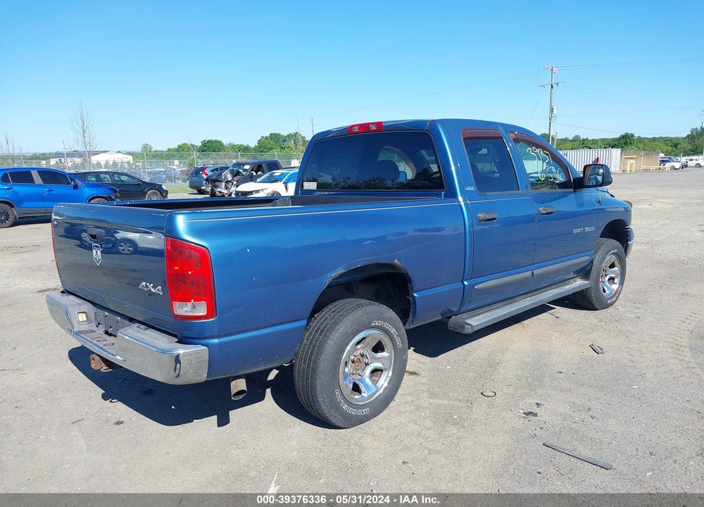 2002 DODGE RAM 1500 ST VIN: 3D7HU18Z12G138277