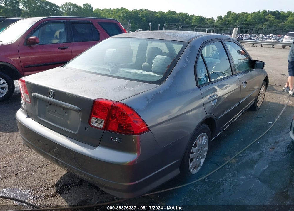 2004 HONDA CIVIC LX VIN: 2HGES16594H506860
