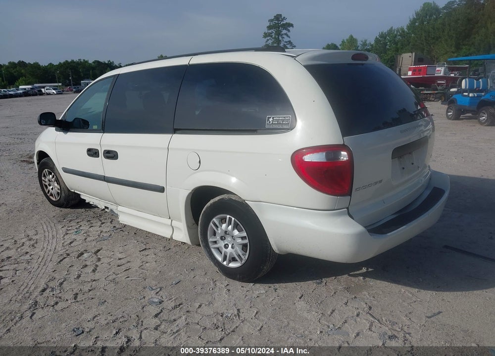 2005 DODGE GRAND CARAVAN SE VIN: 1D4GP24R85B290842
