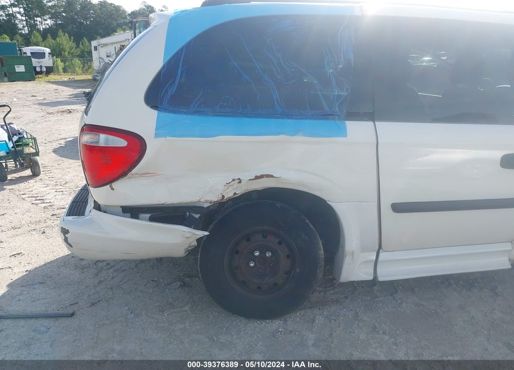 2005 DODGE GRAND CARAVAN SE VIN: 1D4GP24R85B290842