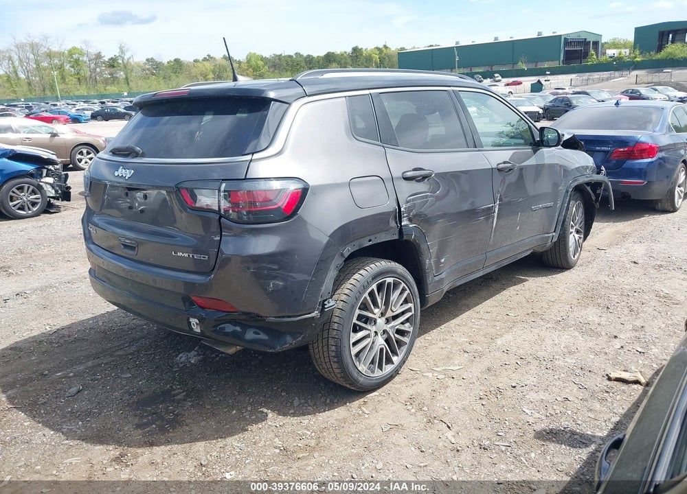 2022 JEEP COMPASS LIMITED 4X4 VIN: 3C4NJDCB2NT107004