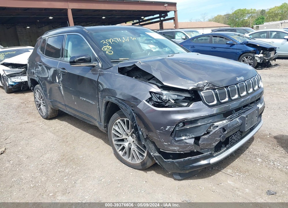 2022 JEEP COMPASS LIMITED 4X4 VIN: 3C4NJDCB2NT107004