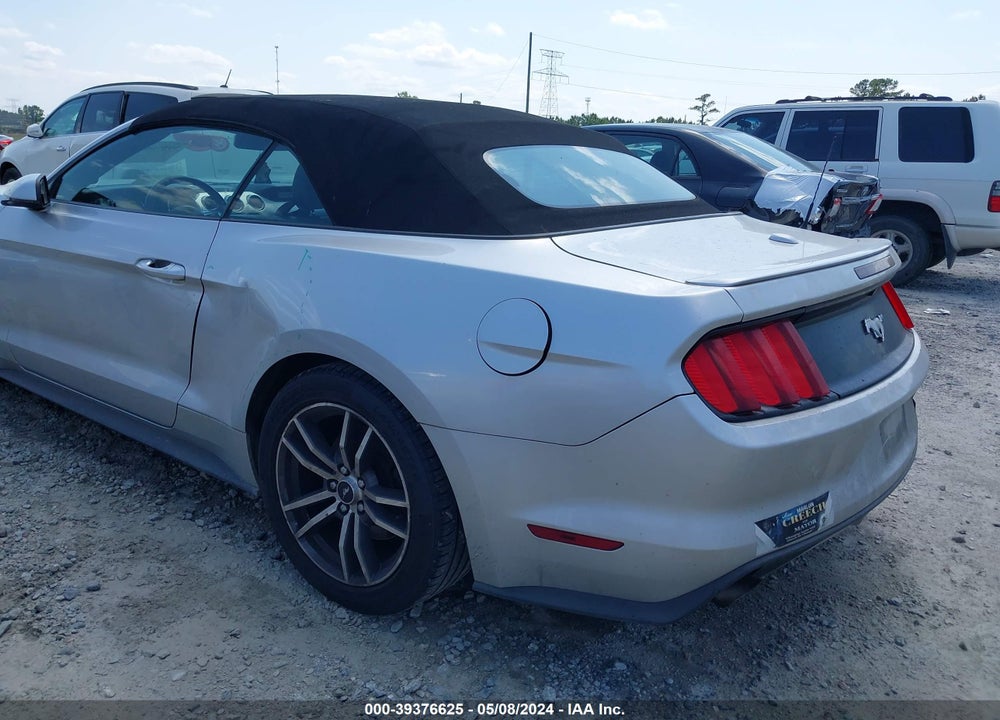 2017 FORD MUSTANG ECOBOOST PREMIUM VIN: 1FATP8UH6H5220433