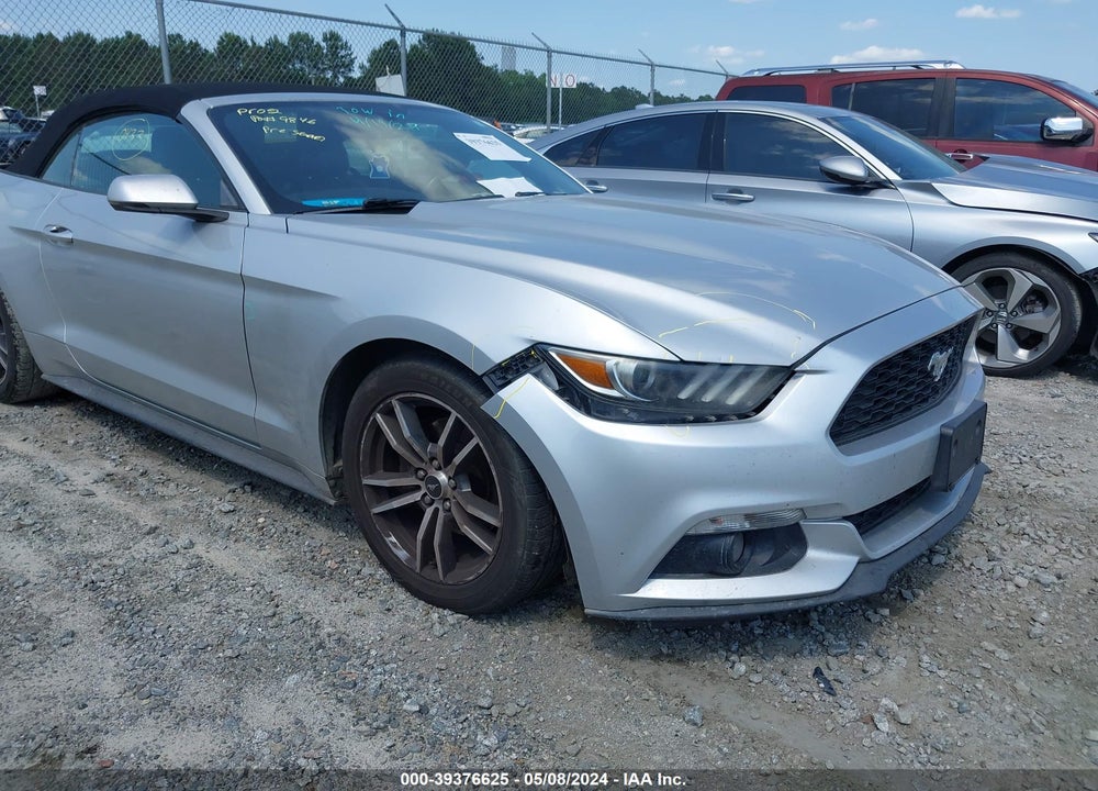 2017 FORD MUSTANG ECOBOOST PREMIUM VIN: 1FATP8UH6H5220433