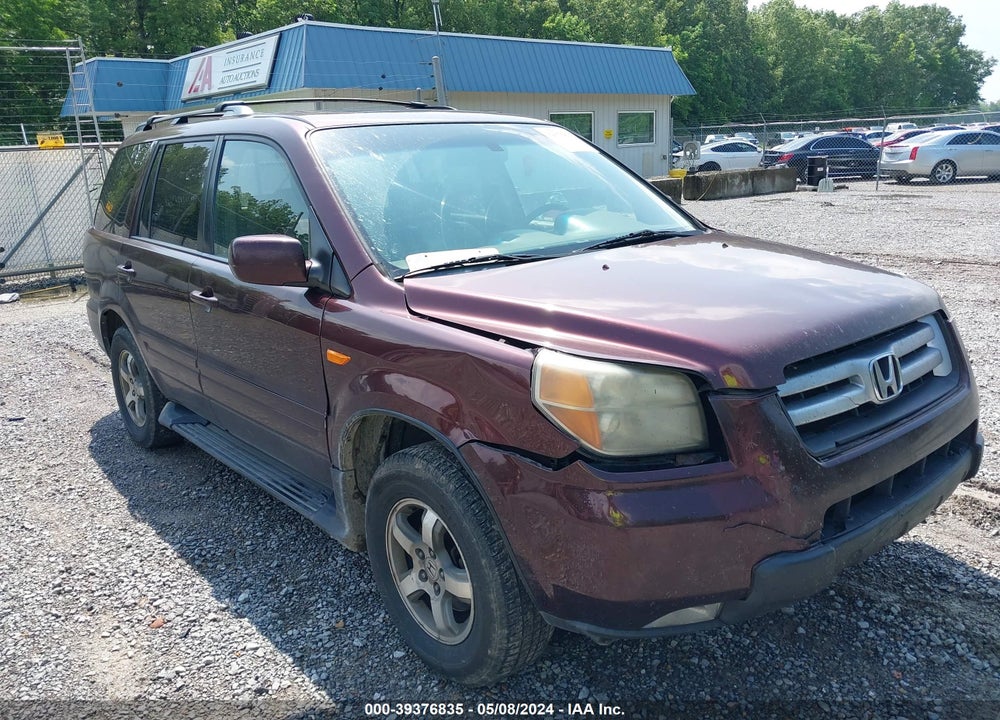 2007 HONDA PILOT EX-L VIN: 5FNYF185X7B019562
