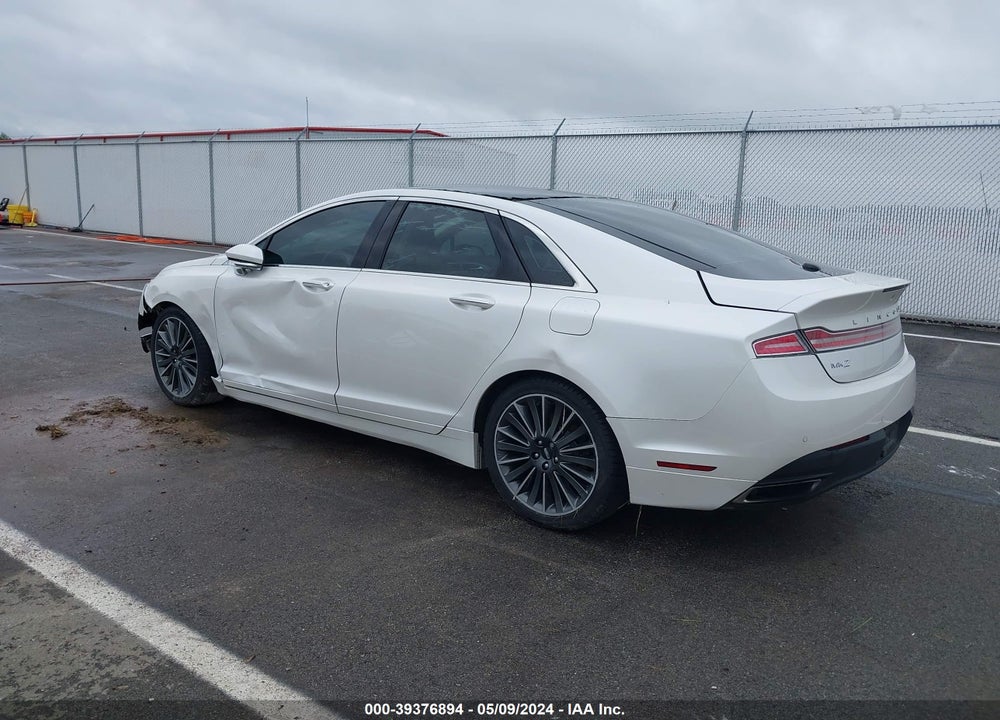 2016 LINCOLN MKZ VIN: 3LN6L2G9XGR610575