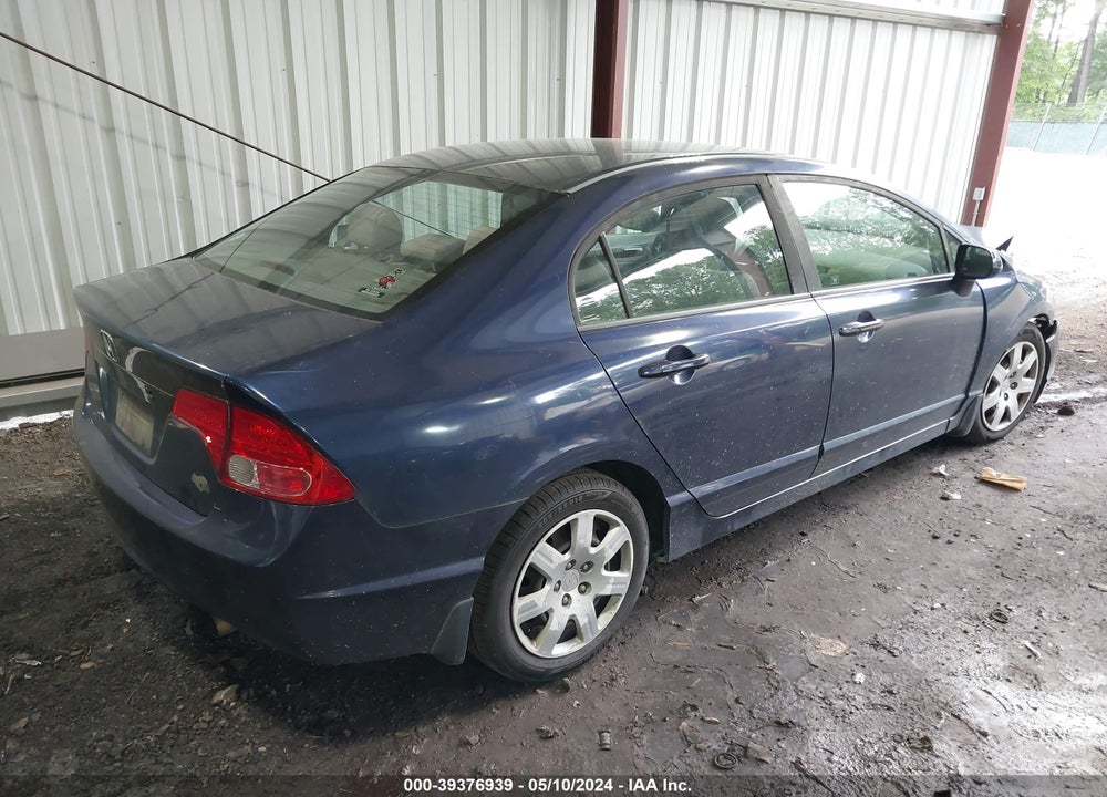 2008 HONDA CIVIC LX VIN: 1HGFA16568L005750