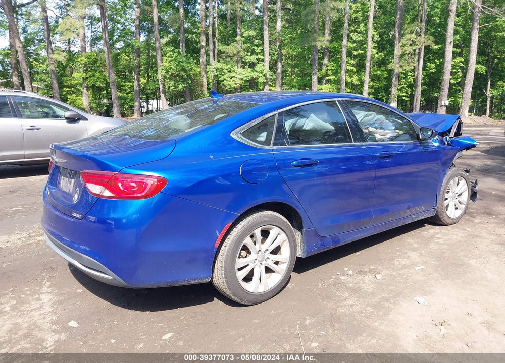 2017 CHRYSLER 200 LIMITED PLATINUM VIN: 1C3CCCABXHN510316