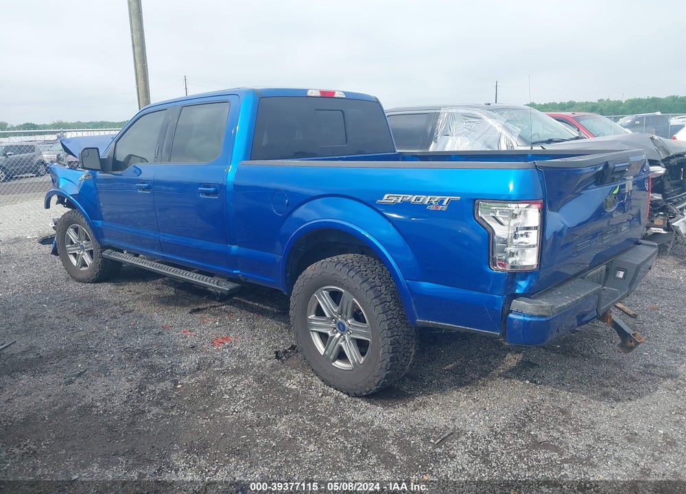 2018 FORD F-150 XLT VIN: 1FTFW1E56JFB48543
